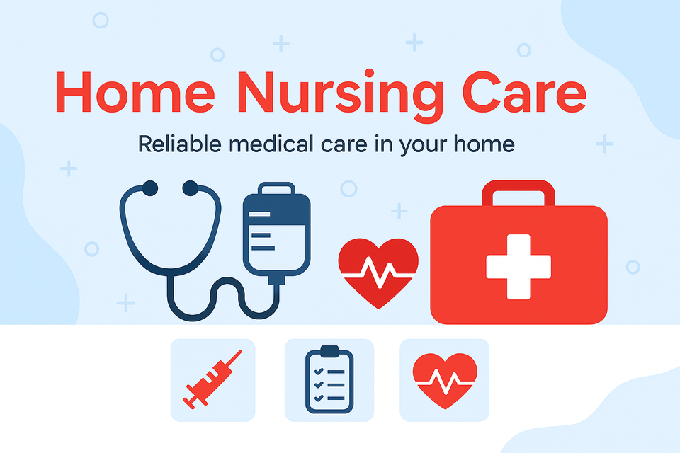 Home Cure home nursing care cover creative